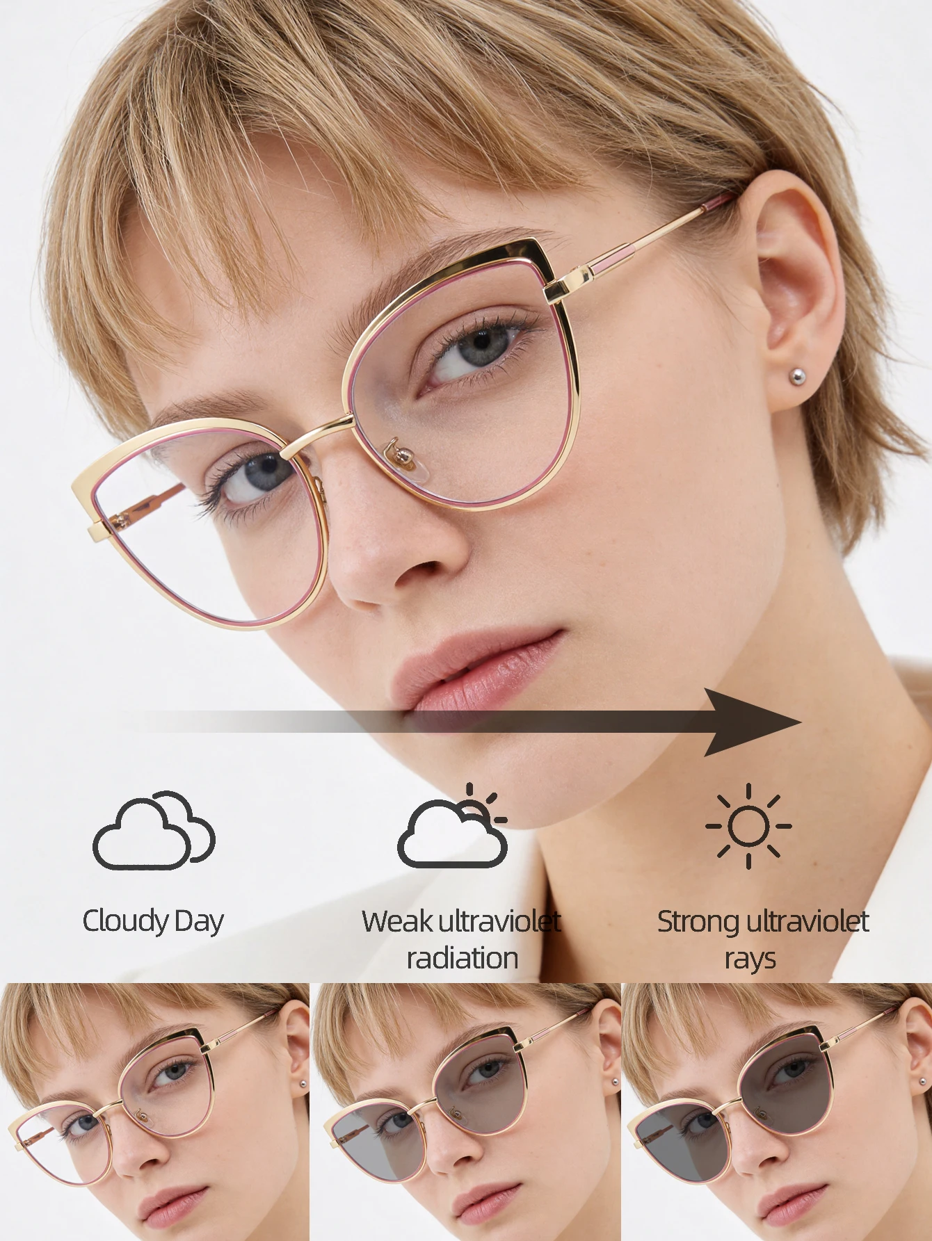 Damskie fotochromowe okulary k – Women'S Fashion Glasses Non Prescription recenzja i cena