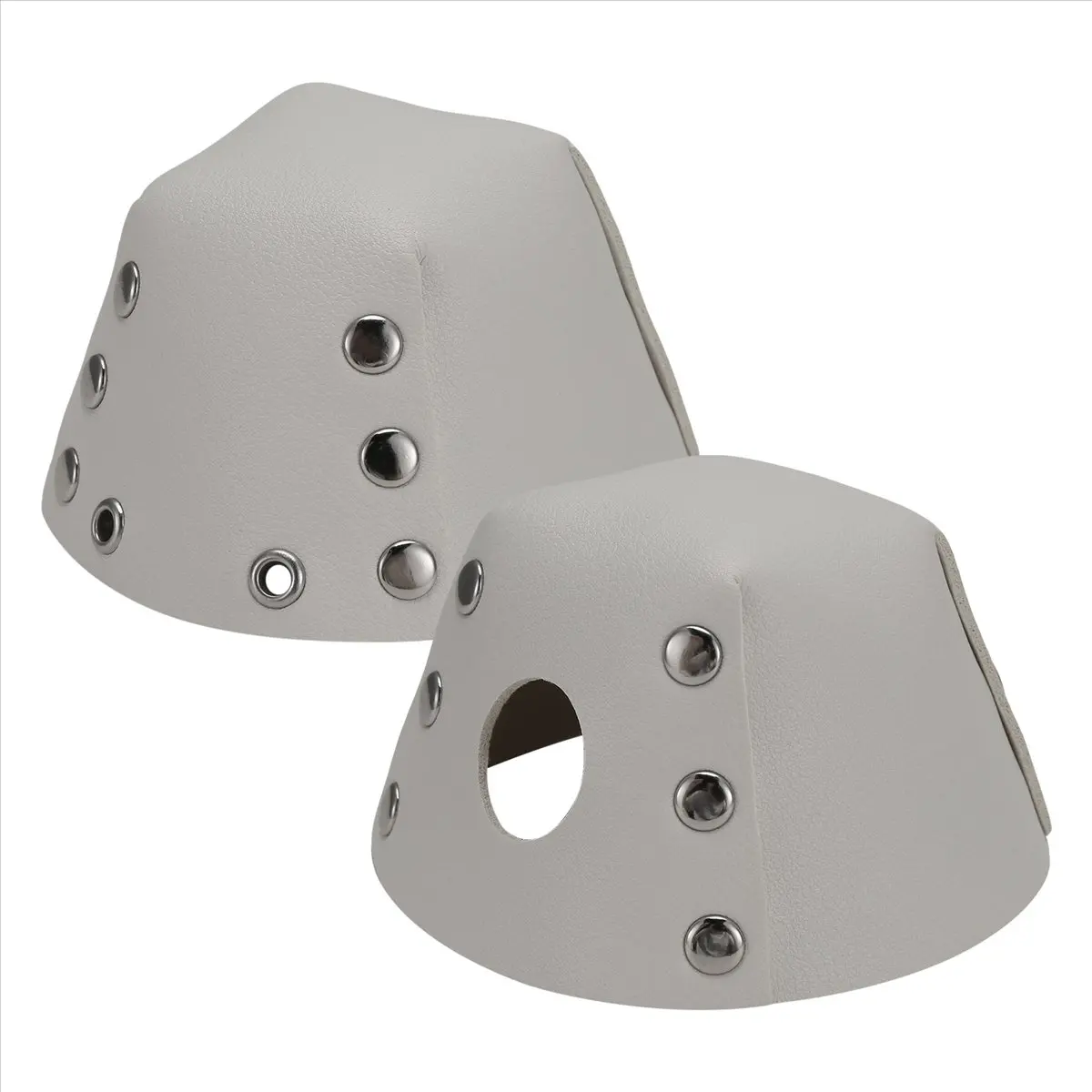 AA842 Superior 1 Pair Roller Skates Toe Cap Guards Protectors with Holes PU Toe Cap Guard Protectors Removable Toe Stops