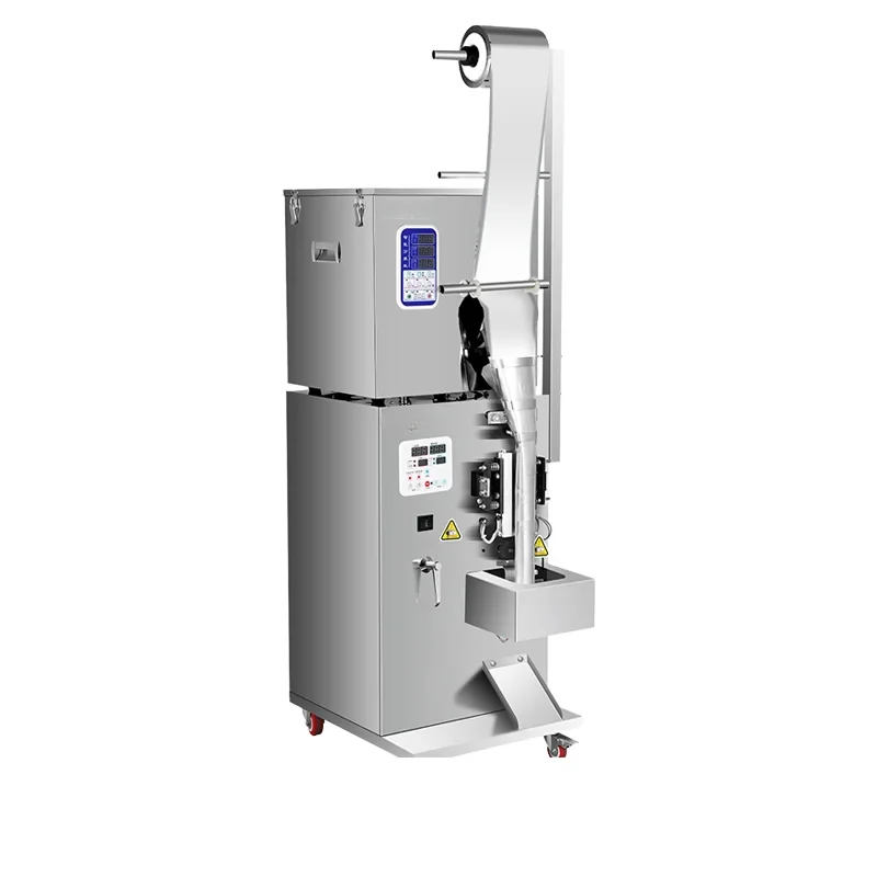 Automatic Stainless Steel Packaging hine for Food Liquid Solid Divides Plastic Bags Fills PLC Pump Apparel Chemical