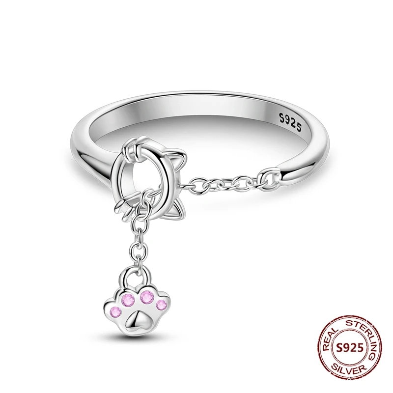 Women's Butterfly Adjustable 925 Sterling Silver Ring