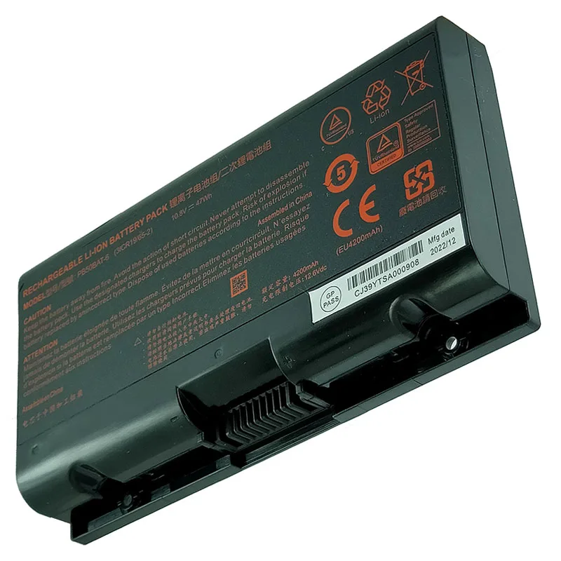 Batteria per Laptop 47Wh 62Wh PB50BAT-6 per Clevo PB71EF-G PowerSpec 1520 1720 PB50BAT-6-62 A7000 A7000-2020A2 muslimb