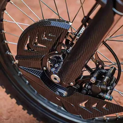 Ultra Bee Skid Plate Special Carbon Fiber Protection Parts Fork / Frame / Chain / Swing Arm Protection Parts