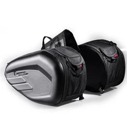 Motorcycle Accessories Waterproof Racing Race Helmet Travel Bags Suitcase Saddlebags Luggage Rear Seat Side Bag With Raincoat