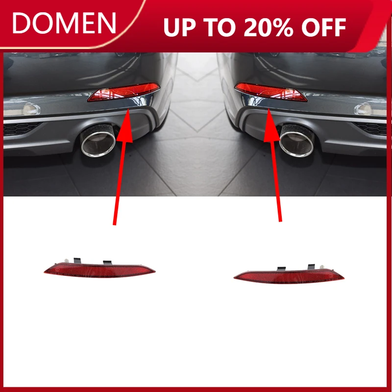 Car Rear Bumper Reflector Warning Light Strip Bar for Audi A5 S5 S-Line SLine 2017 2018 2019 2020 8W6945105B 8W6945106B