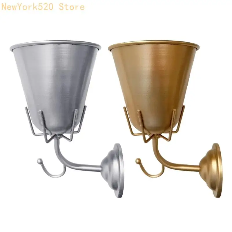 

N84C Stylish Wall Mounted Vessel Vase for Indoor Decoration and Space Saving
