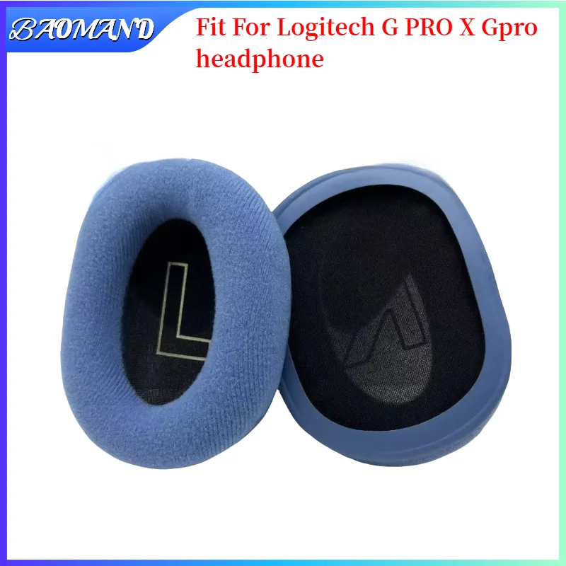 

BAOMAND For Logitech G PRO X Gpro Earpads Sponge Soft Foam Cushion Replacement Headphones Accessories Earphone Ear Pads