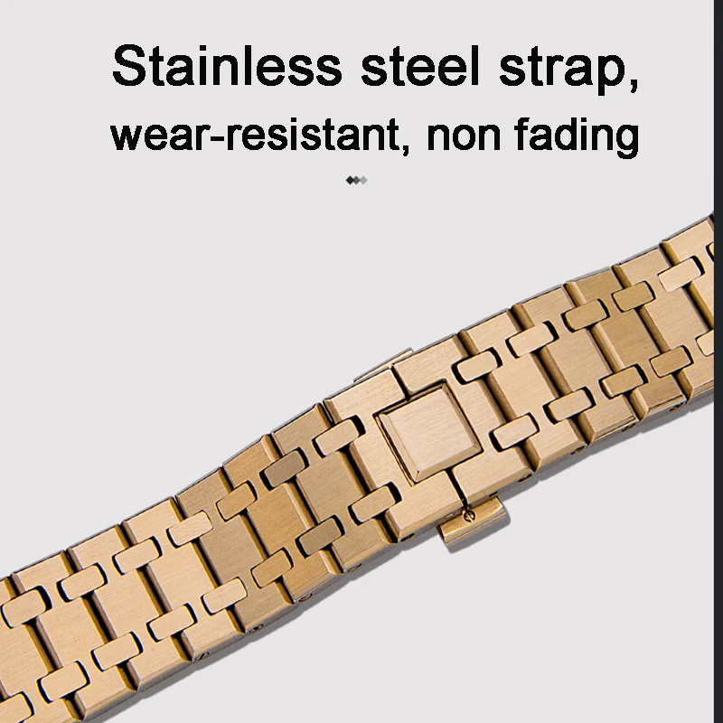 GT Cyber Kit de correa de modificación para HUAWEI GT Cyber Watch Case, pulsera de repuesto de pulsera de bisel de acero inoxidable