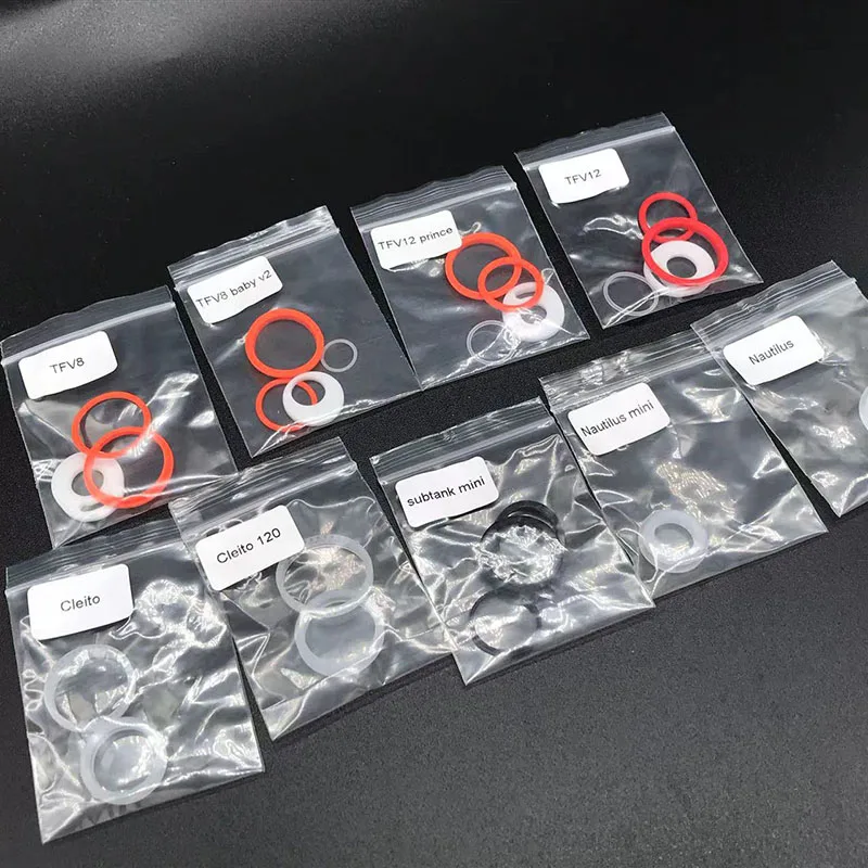 5PCS Replacement Silicon O Ring Cleito 120 Nautilus Mini TFV12 Prince TFV8 Baby V2 TFV8 Stick V9 Smok TF Sealing O Ring