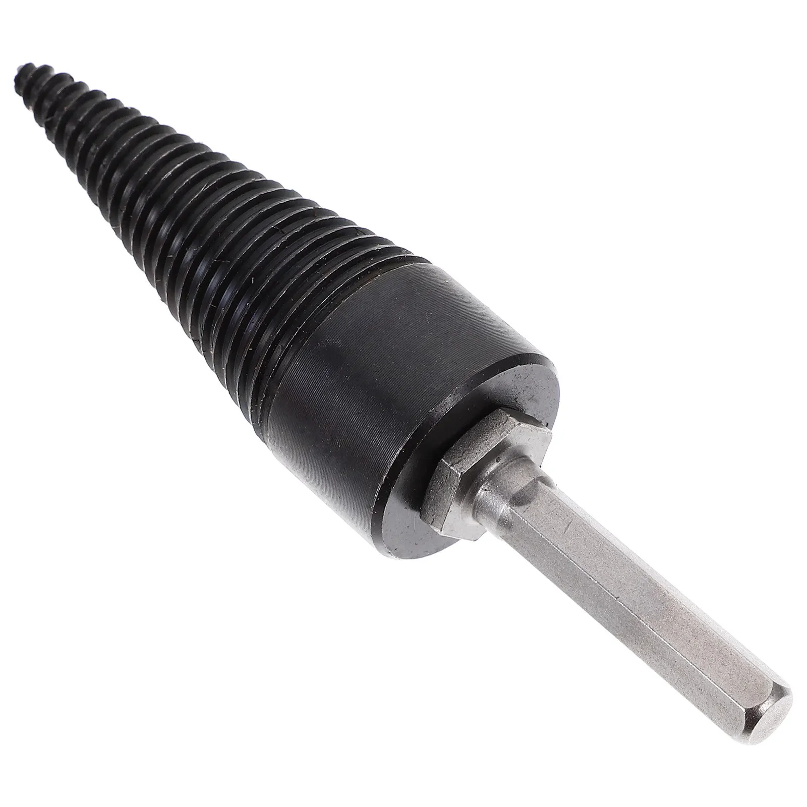 1Set 32Mm Wood Splitting Drill Bits High Strength Steel Easy Operate Anti Skid Groove Design Wood Chopping Tool for Electric