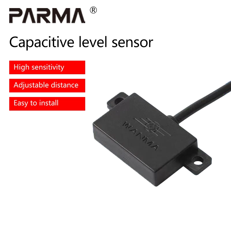 Capacitive non-contact liquid level sensor, humidifier, floor cleaner - external-mounted water level sensor for detection