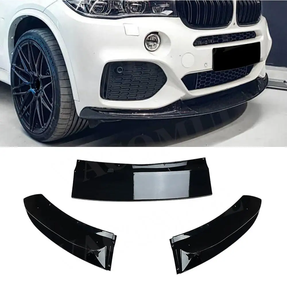 

VACOMUL 1set ABS Front Lip Spoiler For BMW X5 F15 2014-2018 Head Bumper Chin Guard Bumper Cover Front Bumper Extension Bodykits