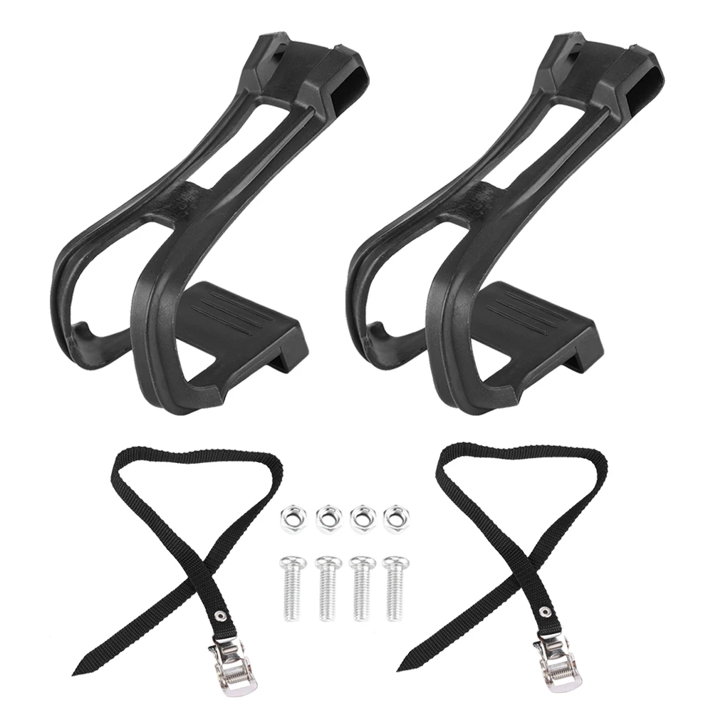 Fietspedaalclip voor de voet, 1 set, fietsaccessoire, pedaalclips en -banden voor fixie en racefiets, antislip pedaalclips.
