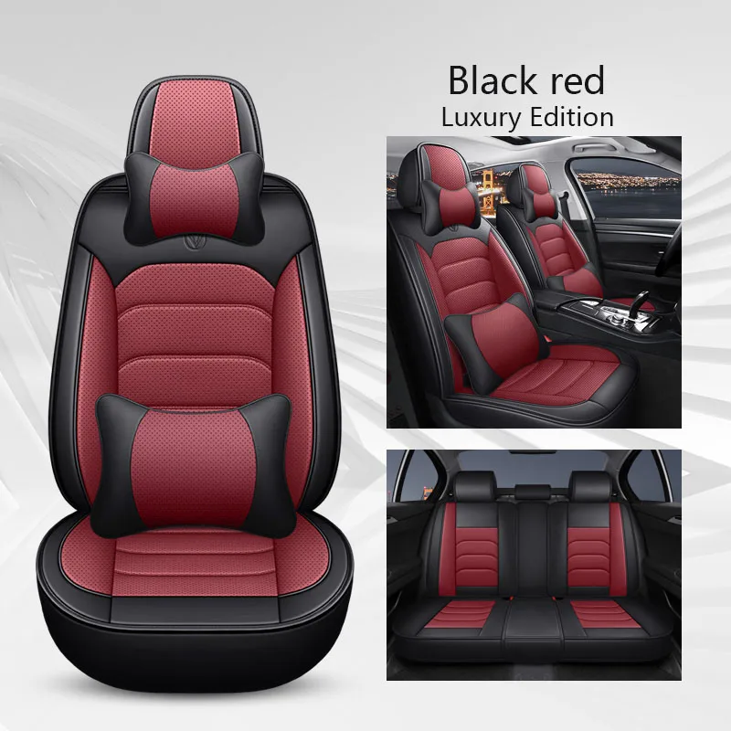 

WZBWZX Leather Car Seat Cover For Jeep All Models Renegade Compass Cherokee Patriot Wrangler Car Accessories Car-Styling