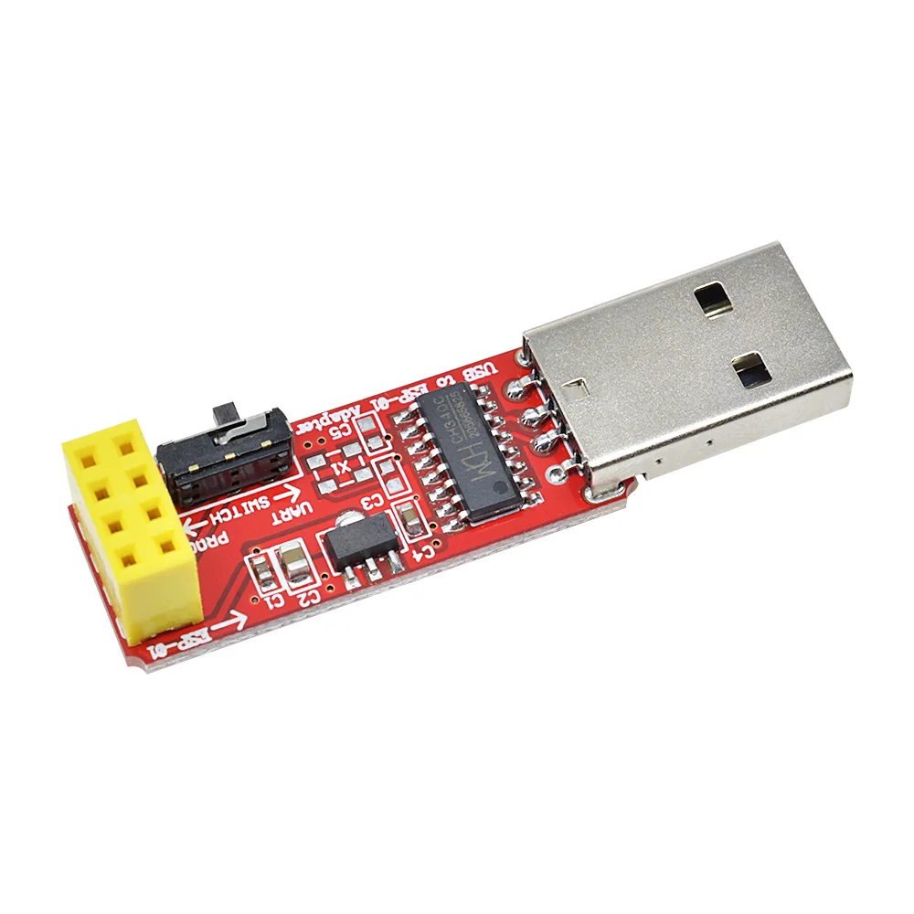 CH340C driver USB to ESP8266 adapter module ESP-01 Prog ESP-01S programmer downloader WIFI adapter board module