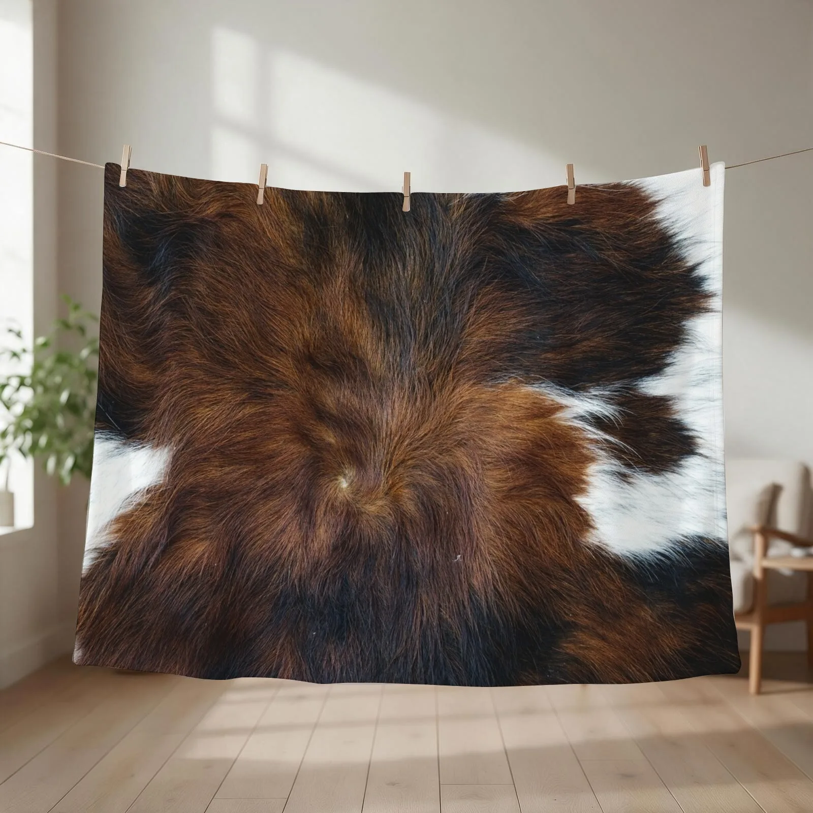 Cowprint art (photograph, smooth print) Throw Blanket valentine gift ideas Kid'S Thin Beach Blankets