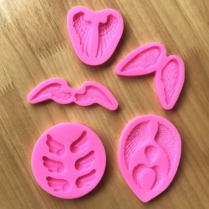 1 PCS Silicone 3D Wing Mold Form Arts Craft Carving Pottery Ceramic Tool Handmade Clay Tools