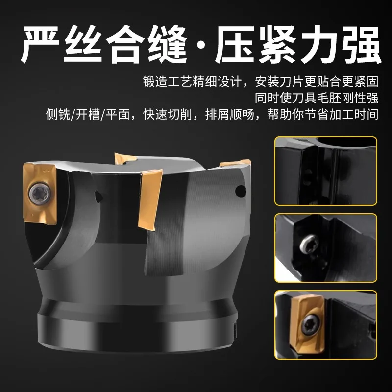 BAP300R 90 Degree Face Milling Cutter BT40 Indexable Mill Cutter APMT1135 For CNC Milling Machine