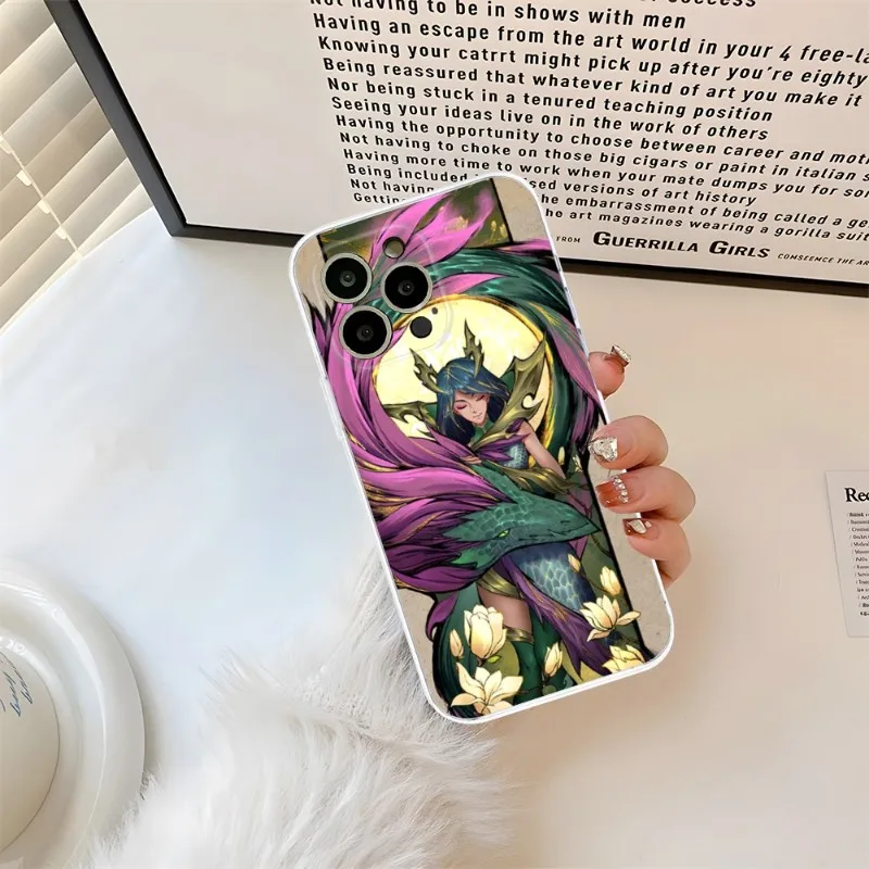 League Of Legends Cartoon Phone Case 2023 Hot Transparent For Iphone 14Pro 11 12 14 Pro Max Mini 6 6s 7 8 Plus X XR XS SE2020