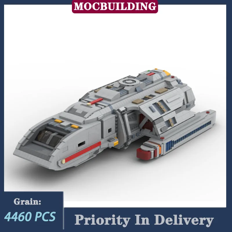 Star fleet Runabout Baustein Modell Moc Raum Film Schnellboot Architektur Sammlung Spielzeug Geschenk