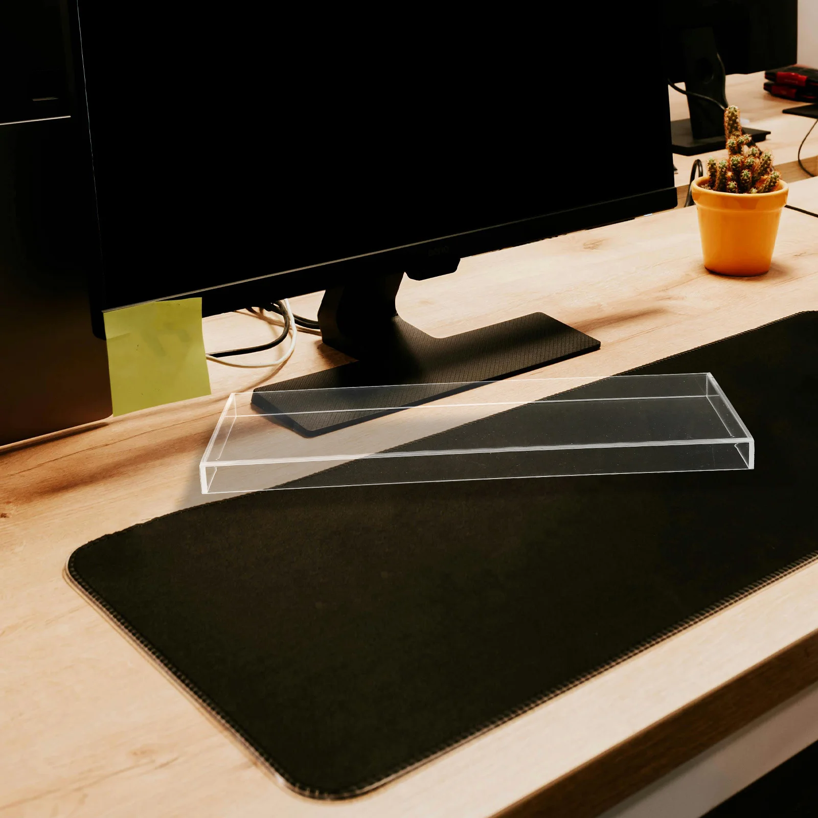 

Wireless Keyboard Cover Clear Acrylic Universal Fit For Desktop Laptop Gaming Keyboards Transparent Protector Case