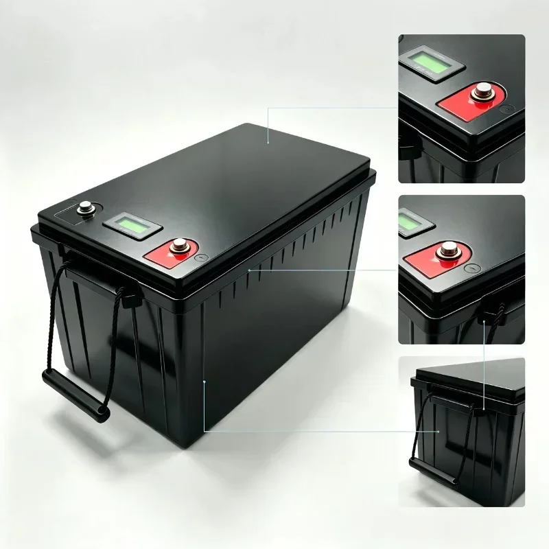 24V 8S LiFePO4 Battery Pack 50Ah-300Ah Built-In Bluetooth BMS With APP Monitoring, Waterproof Deep Cycle Lithium Iron Phosphate