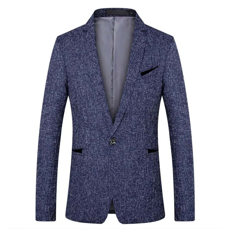 Veste décontractée en laine fine pour homme, petit haut moulant, coupe couvertes, beau haut simple imbibé, vêtements d'extérieur d'âge moyen, automne, 1-A14