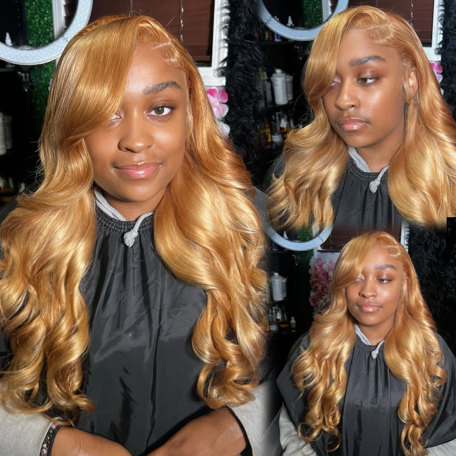 

27 Honey Blonde Lace Frontal Wig 13x6 Human Hair Wig Brazilian Body Wave 613 Blonde Wigs Human Hair Lace Frontal Wig 250 Density