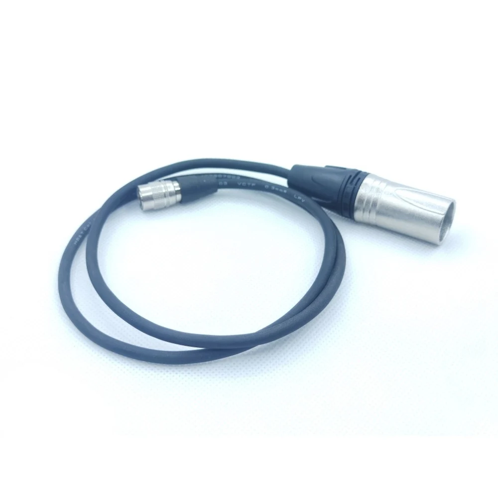 New Power Cable 12V Hirose HRS 4pin to XLR 4pin Male for Zoom F4 F8 Sound Devices 633 644 688