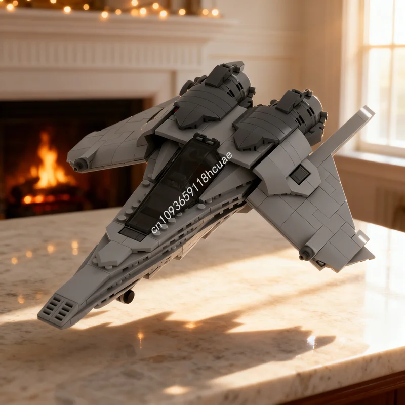 

Набор строительных блоков MOC XL «Истребитель» (455 деталей) – креативный конструктор, развивающая игрушка, идеальный подарок на Рождество и День рождения