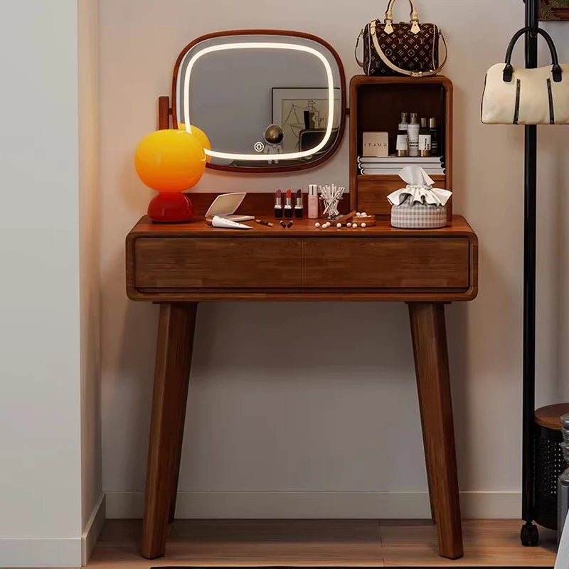 

Chinese Vintage Vanity Table Tallboy Elegant Classic Mid Century Vanity Table Storage For Adult Meuble Chambre Salon Furniture