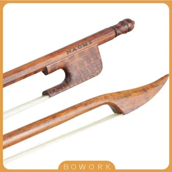 Advanced Snakewood Baroque Viola Bow Stick Classic Style Viola Arch W/ Mongolia Horsehair Snakewood Frog Fast Response Balanced