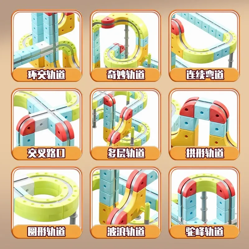 Children'S Anti-Gravity Magnetic Attraction Track Train Changeable Magnetic Magic Rail Car Electric Train Toy