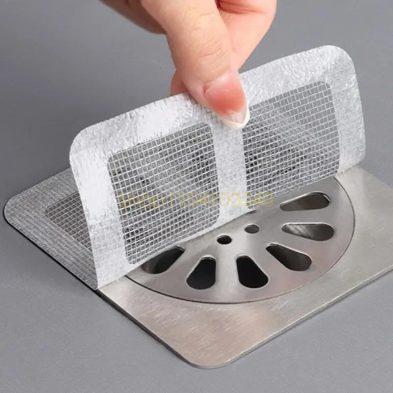 02DC Effective Drain Maintenance Single Use Drain Stickers set Convenient Drain Cleanings set Simple Install for Bathroom