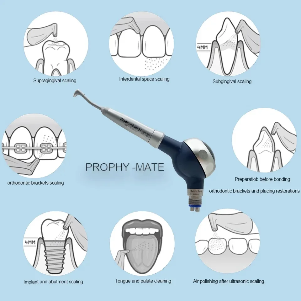 Niceden Oral den  tal Whitening Power Teeth Cleaning Cleaning Filling Teeth Polishing Equipment  Sandblasting g un Turbine