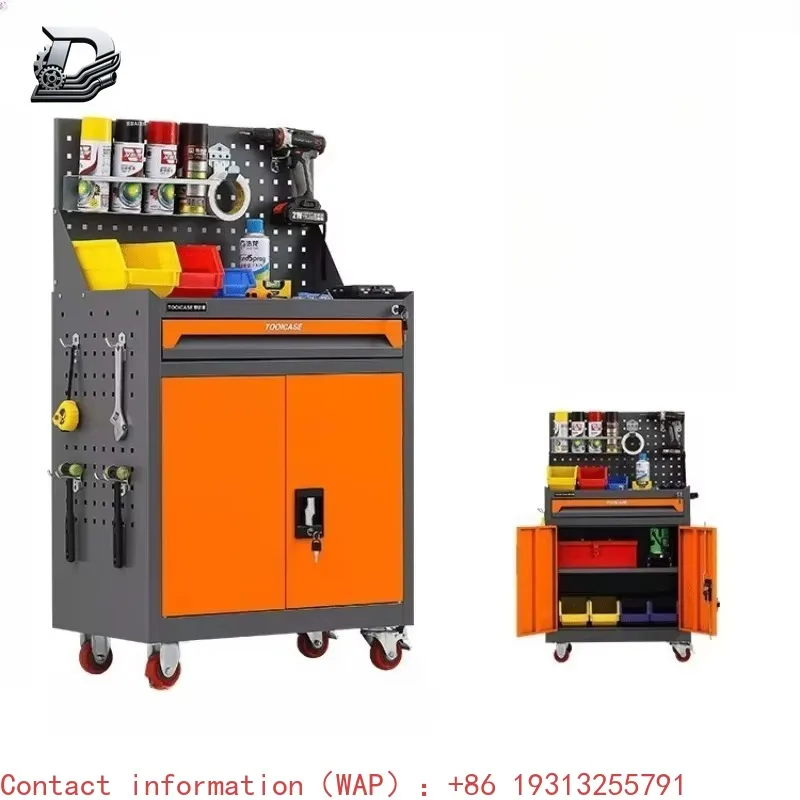 

【Best-selling】Mobile Tool Cart Heavy-Duty 1-3 Drawers Lockable Wheels For Auto Repair Garage Workshop Industrial Storage Cabinet