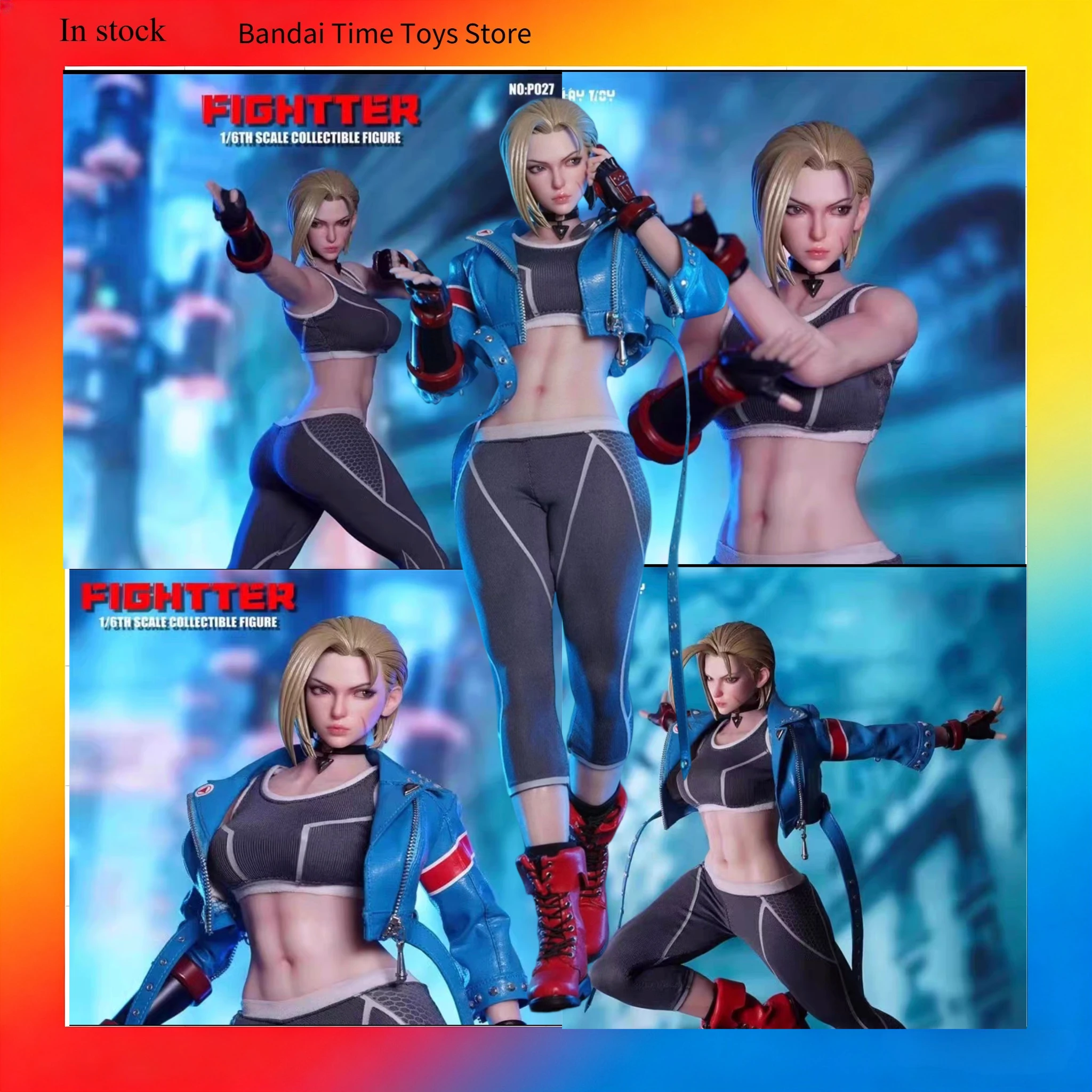 

2025 Q3 PLAY TOY P027 1/6 Female Warrior Fightter Movable Eyes Full Set Action Figure 12'' Female Soldier Model Collectible