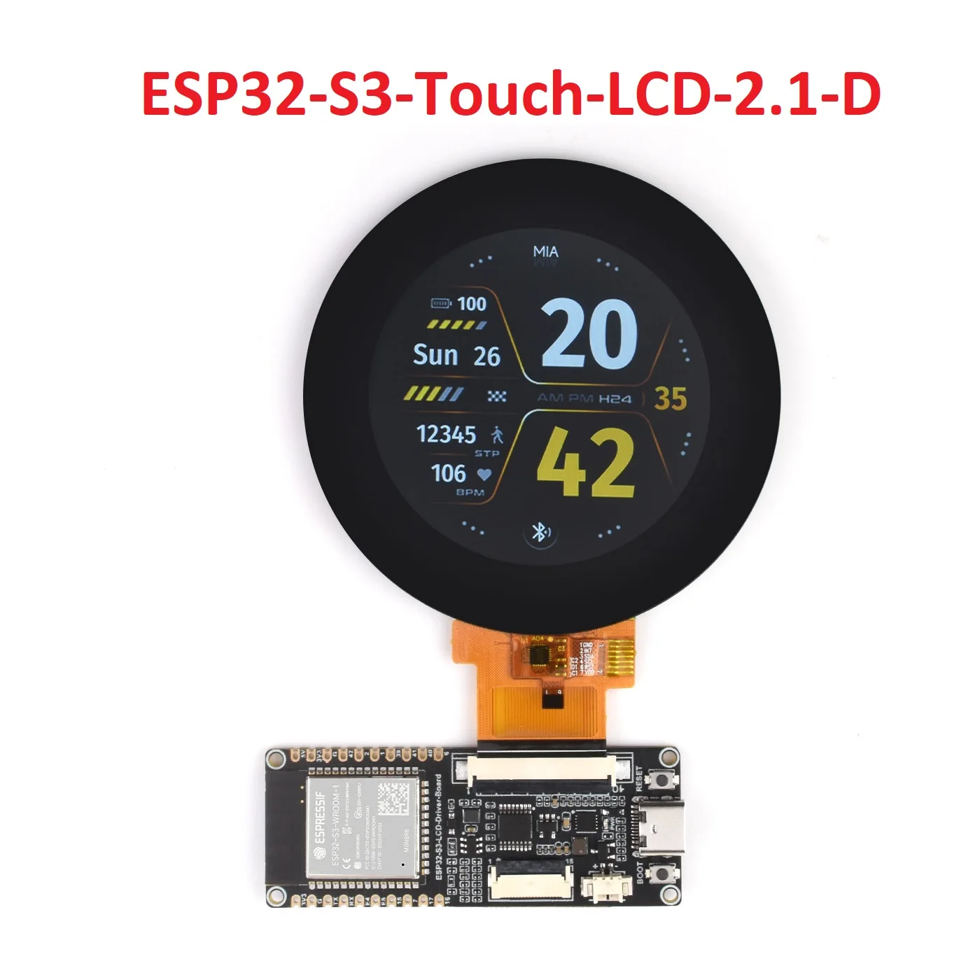 ESP32-S3 rgb lcd-treiber platine 40pin/18pin schnitts telle, onboard ESP32-S3-WROOM-1 modul unterstützung wifi bluetooth – Detail 8