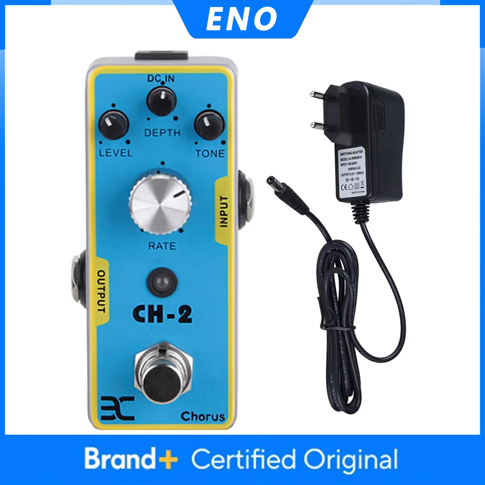 

Педаль эффектов для гитары ENO TC51 с функцией хоруса и эффектом иерархии, металлический корпус, запчасти и аксессуары для электрогитар