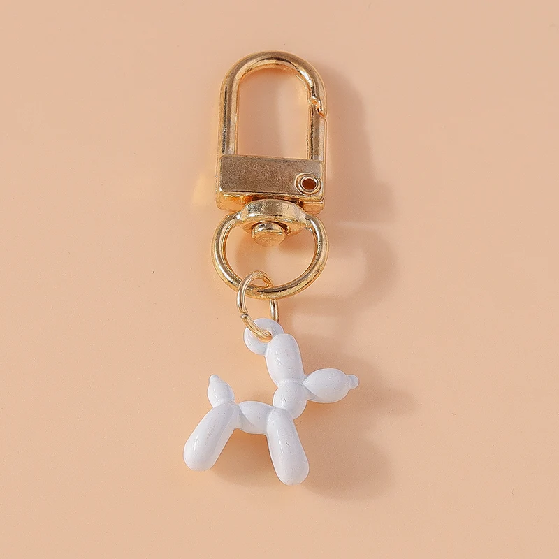 Aihua 10 Farben Niedliche Bunte Kreative Ballonhund-Schlüsselanhänger für Frauen Mädchen Handtaschen-Schlüsselring Anhänger Airpods-Box Schmuck Geschenke – Detail 7