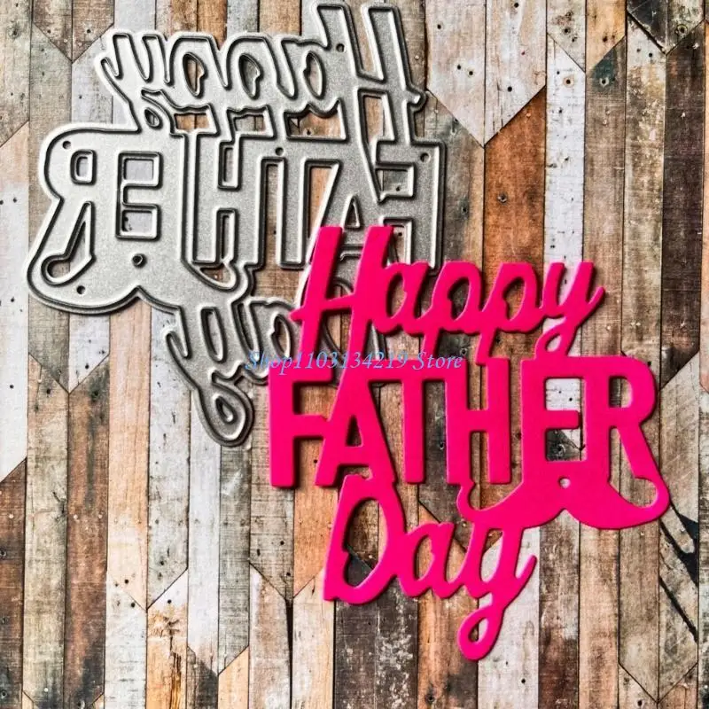 

N5KC 1 комплект штампов для резки металла с Днем отца, художественный проект ручной работы