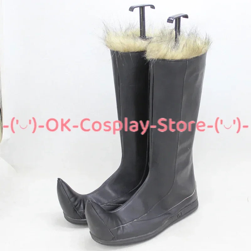 Kristoff Cosplay Shoes PU Leather Shoes Halloween Boots Cosplay Props Custom Made