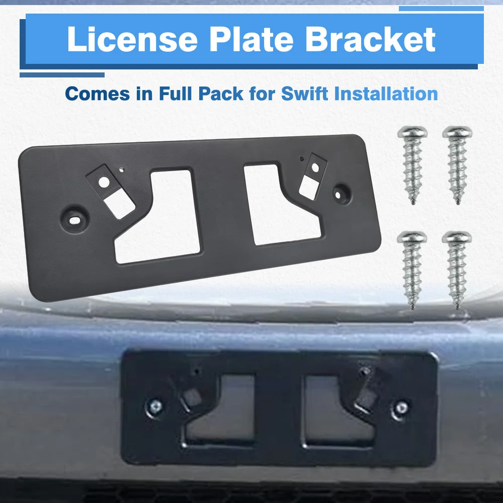 

For Nissan Murano 2015 2017-2018 Platinum S SL SV 2016 Car Front Bumper License Plate Mounting Bracket Accessories 962105AA0A