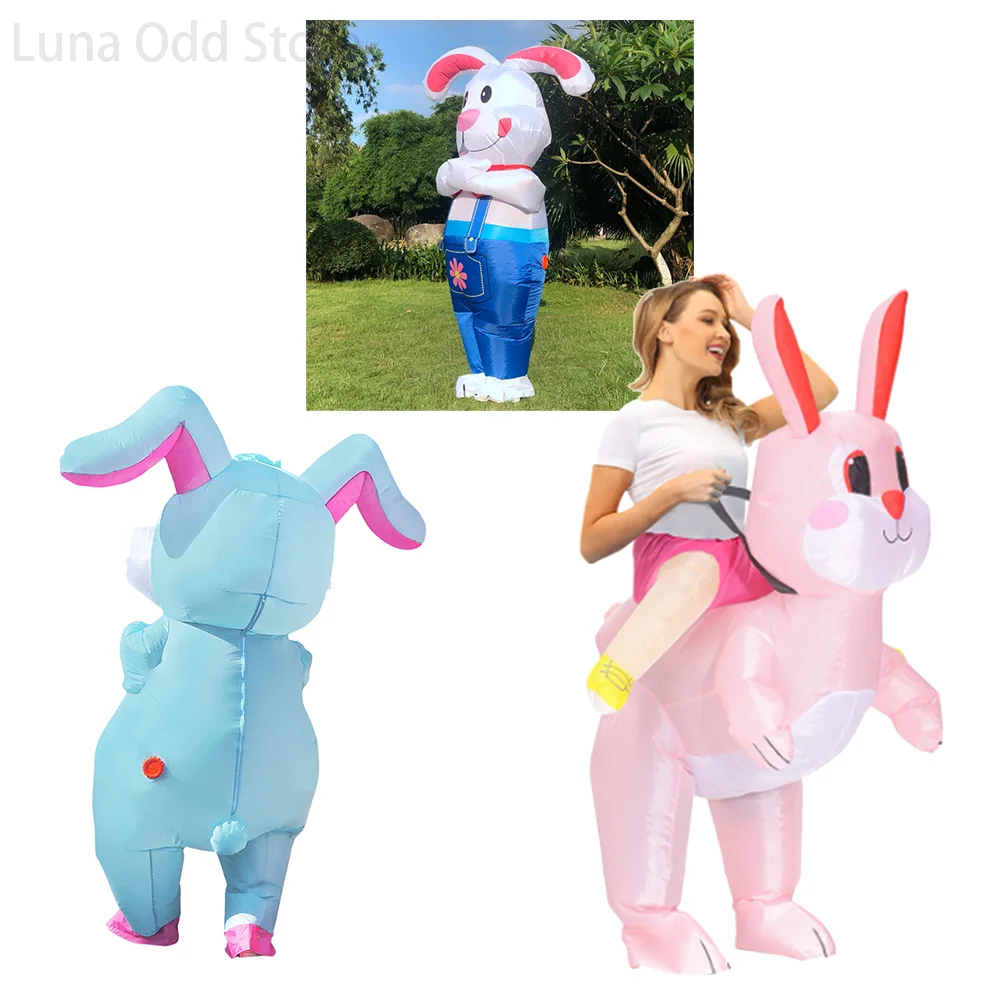 할로윈, 부활절 토끼 의상, 동물 마스코트, 토끼, 화 - Cosplay Prop 리뷰 및 가격