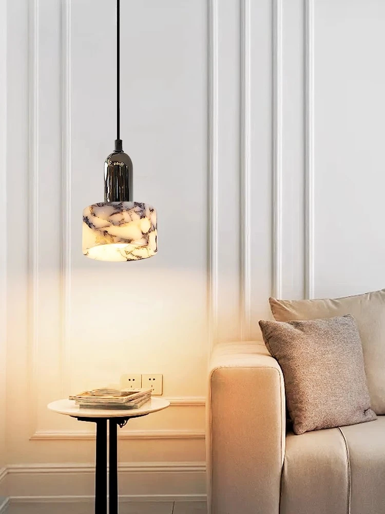 الحد الأدنى مطعم ضوء غرفة المعيشة الفاخرة حائط الخلفية بلغاري الرخام الأبيض غرفة نوم الإيطالية اللوح الأمامي قلادة الخفيفة