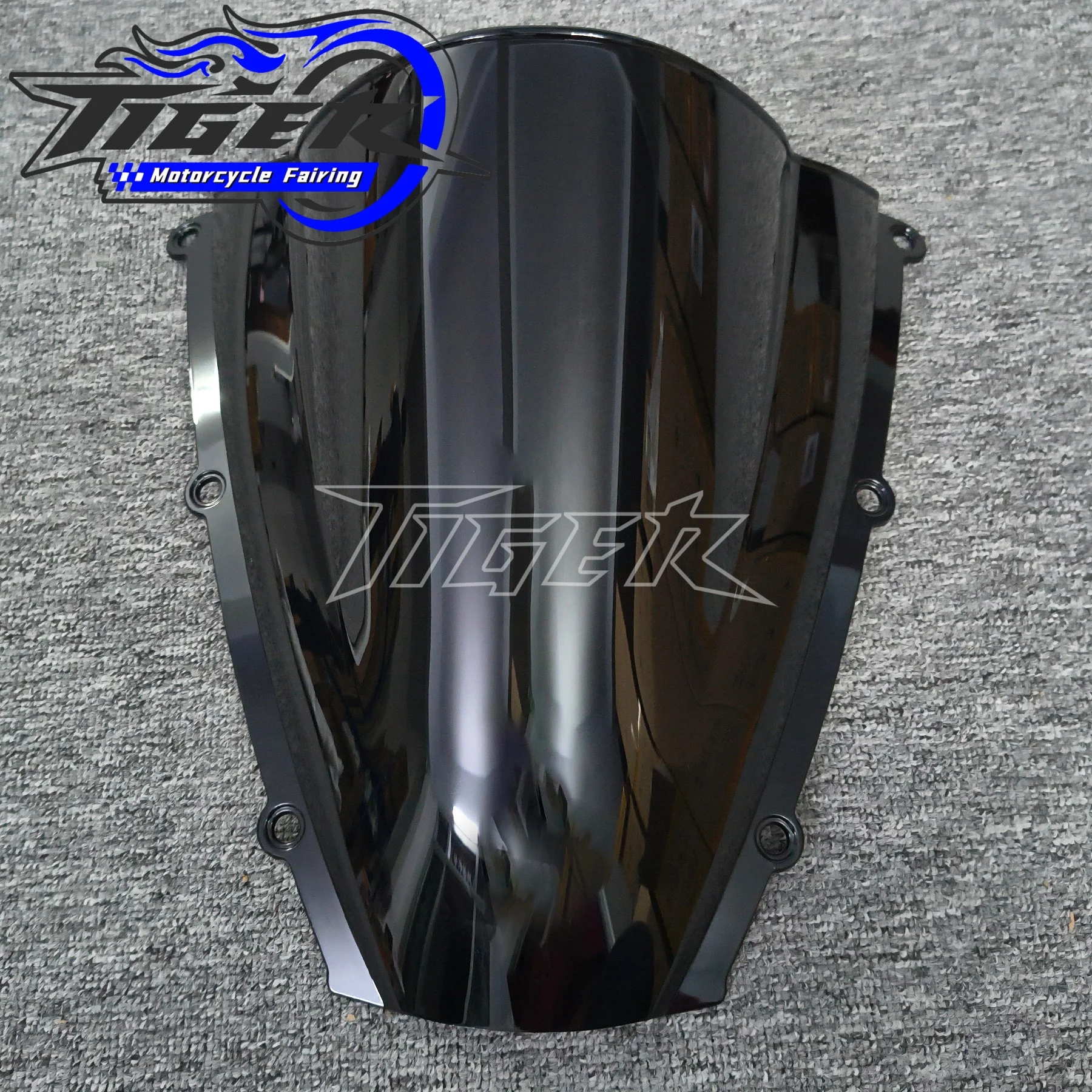 

For Honda CBR 600 RR F5 2003 2004 black Motorcycle Windshield WindScreen screen Double Bubble CBR600RR CBRF5 600RR 03 04 CBR600
