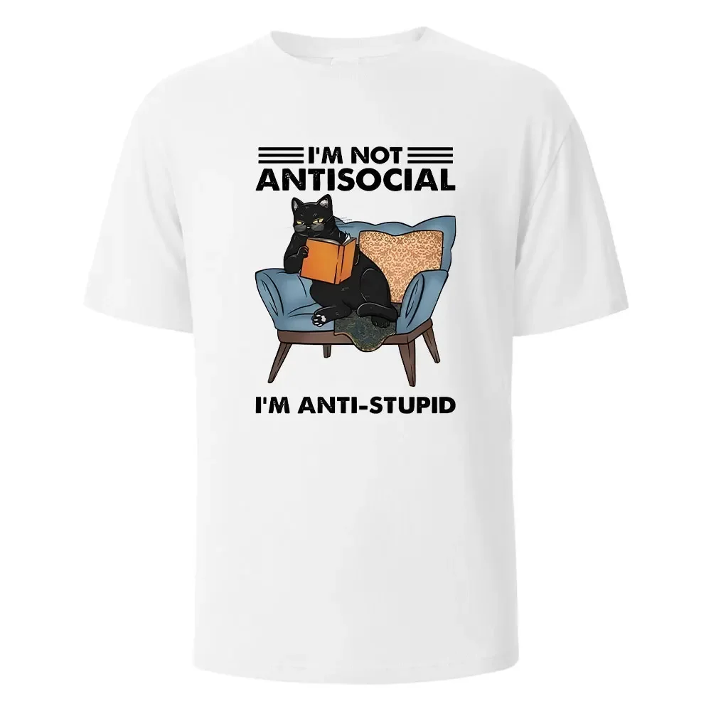 تي شيرت بأكمام قصيرة للرجال والنساء ، كبير الحجم ، كاجوال ، صيفي ، قطن ، قلادة مستديرة #3