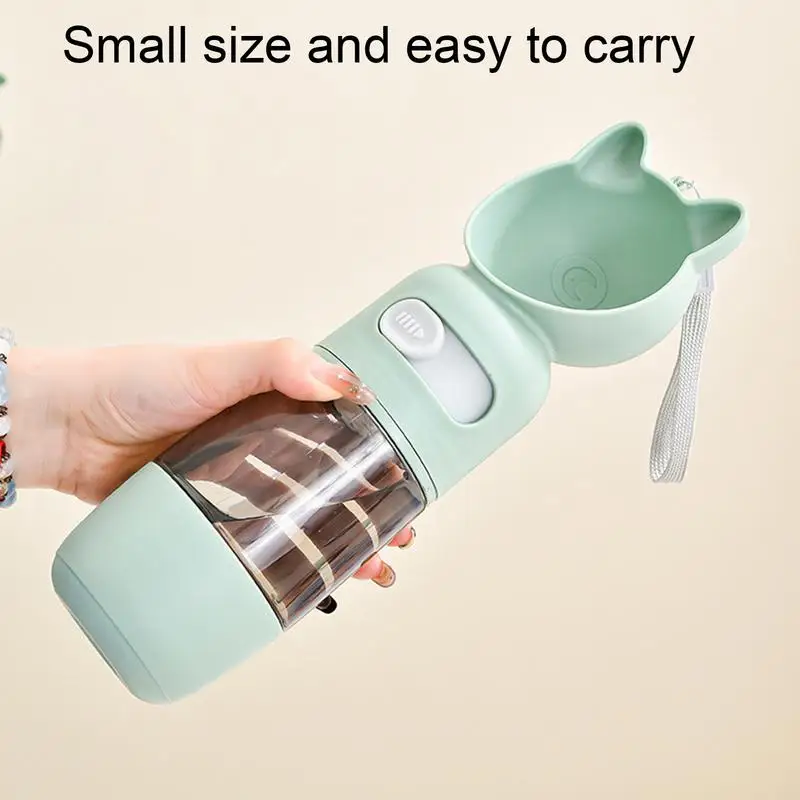 Dog Walking Water Bottle Multifunctional Outdoor Puppy Water Dispenser Lightweight Pet Dispenser Drinking Bowl For Outdoor