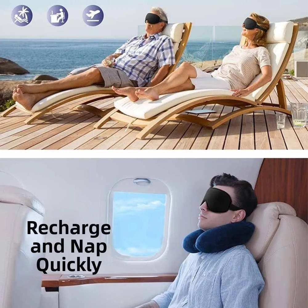 

Soft Padded Blocking Light Eye Mask Relax Blindfold Eye Cover Sleeping Aid Eye Patches Block Out Light Breathable