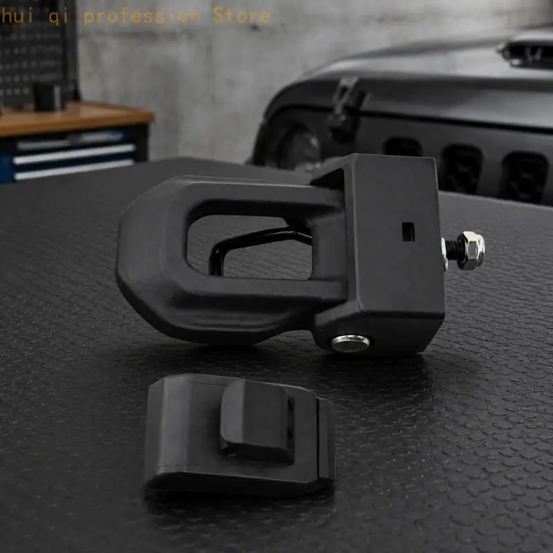 Original-Hardware-Set für Haubenhalterungen in schwarzer Ausführung für 68240952AA H8WE – Detail 3