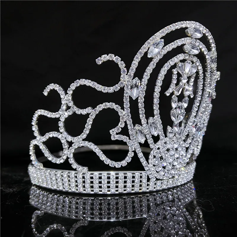 Himstory-corona ajustable de MISS UNIVERSE, diadema grande de círculo completo, MIKIMOTO (1963-2001), 2002-2007